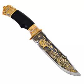 Нож с накладкой "Медведь" Златоуст