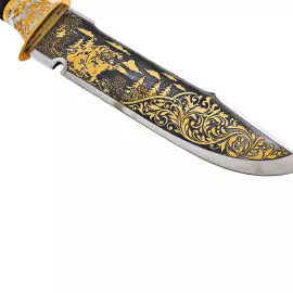 Нож с накладкой "Медведь" Златоуст