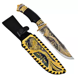 Нож с накладкой "Сова" Златоуст