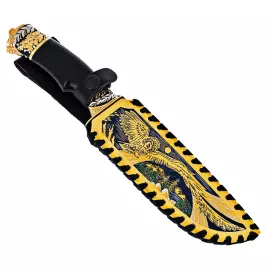Нож с накладкой "Сова" Златоуст