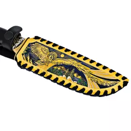 Нож с накладкой "Сова" Златоуст