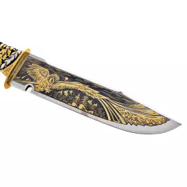 Нож с накладкой "Сова" Златоуст