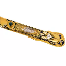 Сабля "Победитель" с малахитом и эмалями, Златоуст