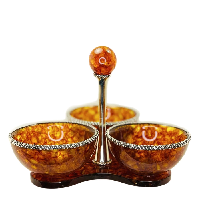 Menagerie made of amber and bronze "Venice"
