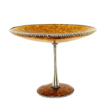 Candy bowl made of amber and bronze "Venice"