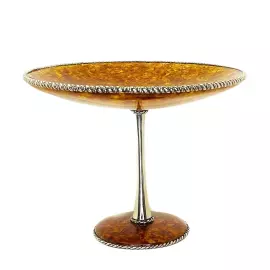 Конфетница из янтаря и бронзы "Венеция"