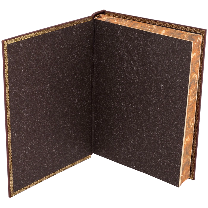 The leather-bound book "The Code of Leaders and Politicians of all Times and Peoples"
