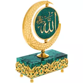 Table composition of malachite "Star of the East"