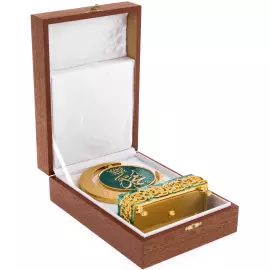 Table composition of malachite "Star of the East"