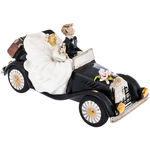 Statuette "Wedding convertible" with silver and gilding
