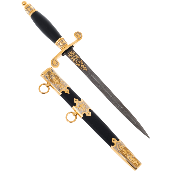 Dagger from Damascus "Officer" Zlatoust