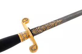 Кортик из дамаска "Офицерский" Златоуст