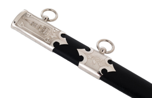 The dagger made of nickel "Officer" Zlatoust