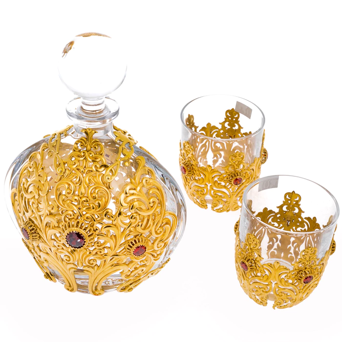 Whiskey set for 2 persons, Zlatoust