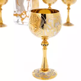 Набор для водки с яшмой, на 4 персоны, Златоуст