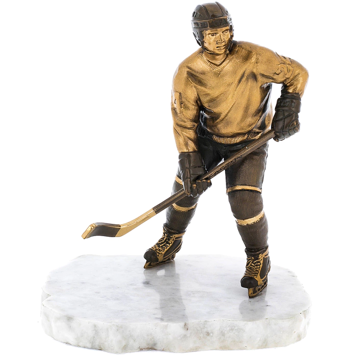 Bronze sculpture "Hockey Player"