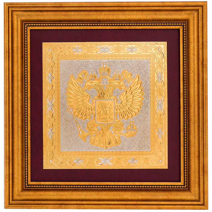 Panel "Coat of Arms of the Russian Federation" Zlatoust