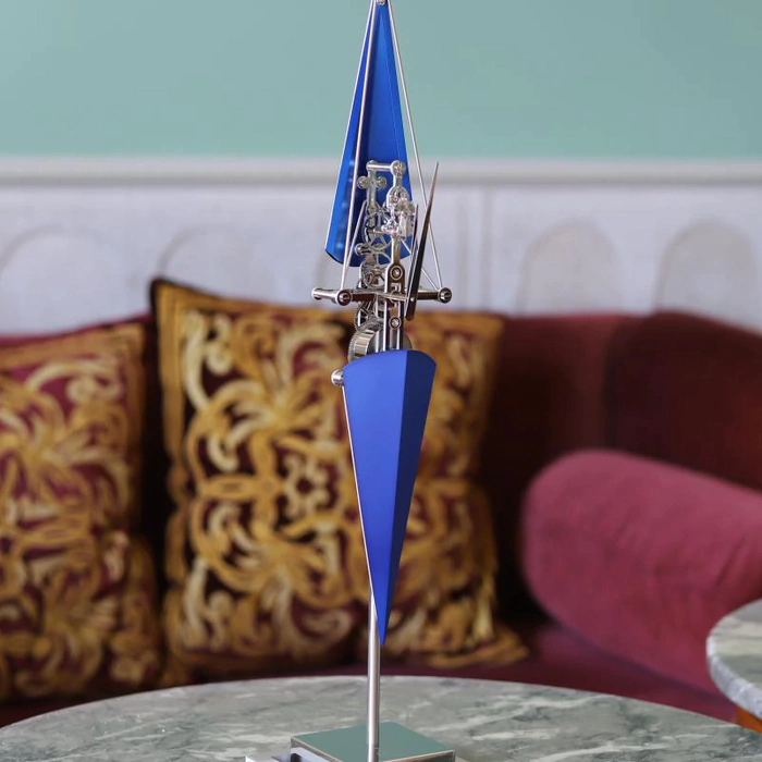 Exclusive table clock "La Regatta" Blue