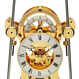Настольные часы "Comitti The Navigator" золото на орехе