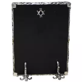 Икона с художественным литьём "Святое семейство" малая