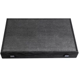 Нарды из шпона и кожи "Manopoulos" черные