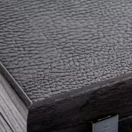 Нарды из шпона и кожи "Manopoulos" черные