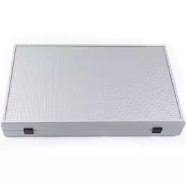 Нарды из шпона и кожи "Manopoulos" белый карбон