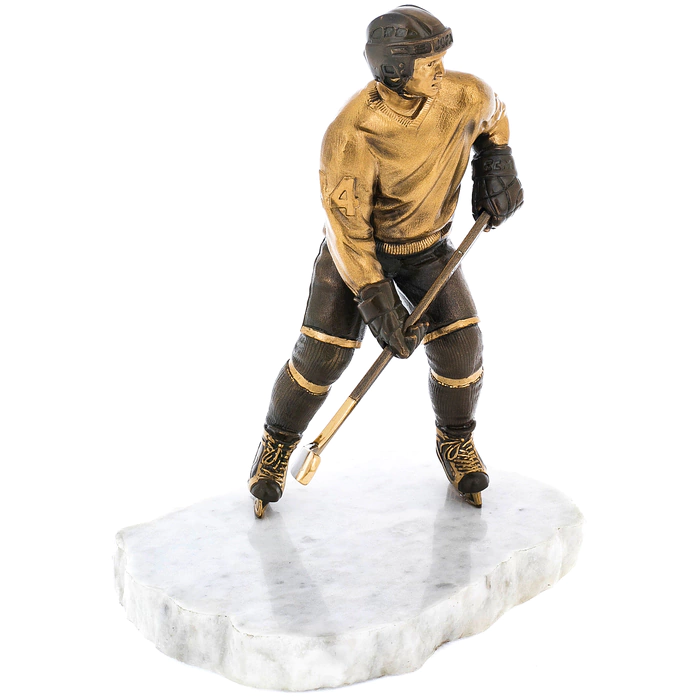 Bronze sculpture "Hockey Player"