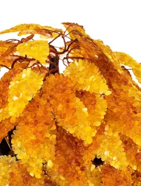 Сувенир из янтаря "Денежное дерево"  на 45 веток Сувенир из янтаря "Денежное дерево"  на 45 веток