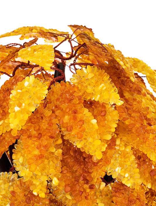 Amber souvenir "Money tree" with 45 branches