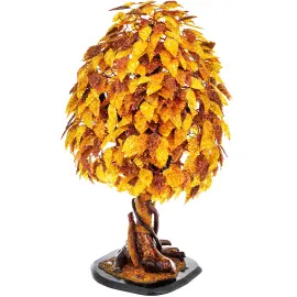 Сувенир из янтаря "Денежное дерево" 100 веток Сувенир из янтаря "Денежное дерево" 100 веток