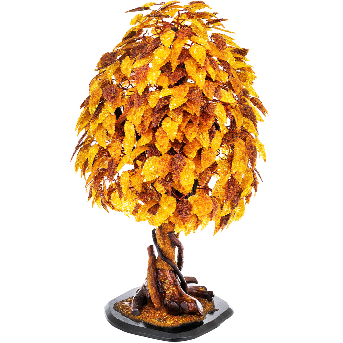 Amber souvenir "Money tree" with 100 branches