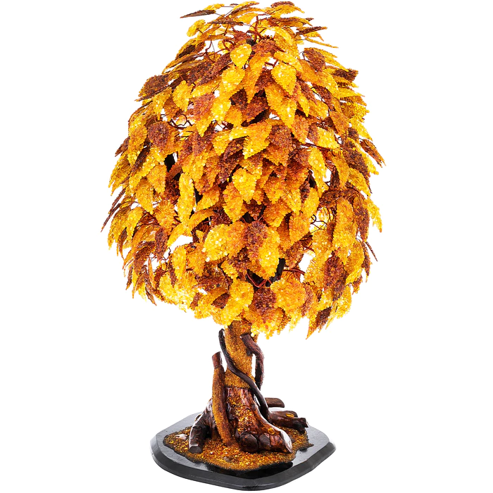 Amber souvenir "Money tree" with 100 branches