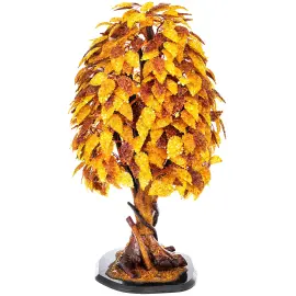 Сувенир из янтаря "Денежное дерево" 100 веток Сувенир из янтаря "Денежное дерево" 100 веток