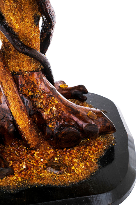 Amber souvenir "Money tree" with 100 branches