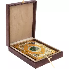 Коран на арабском языке, эмаль