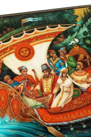 Шкатулка для украшений "Из-за острова на стрежень+VIP" Холуй