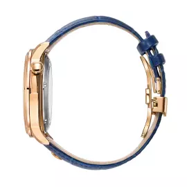 Наручные механические часы с автоподзаводом Lincor UNI 7235 синие