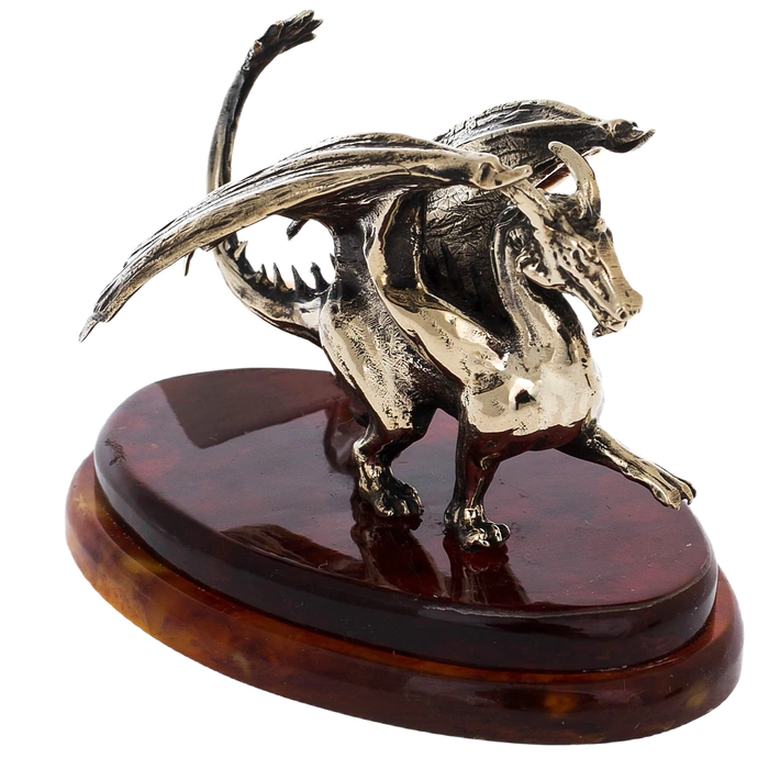 Souvenir made of amber "Dragon"