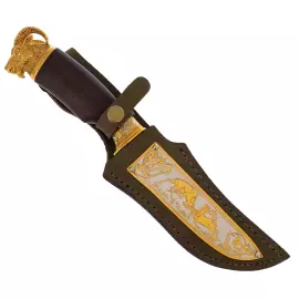 Набор большой охотничий с ножом, на 3 персоны, Златоуст