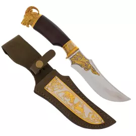 Набор большой охотничий с ножом, на 3 персоны, Златоуст