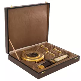 Набор большой охотничий с ножом, на 3 персоны, Златоуст