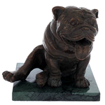 Bronze sculpture "English Bulldog"