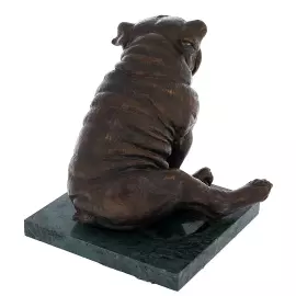 Скульптура из бронзы "Английский бульдог"