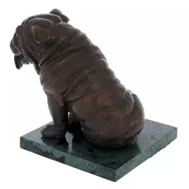 Скульптура из бронзы "Английский бульдог"