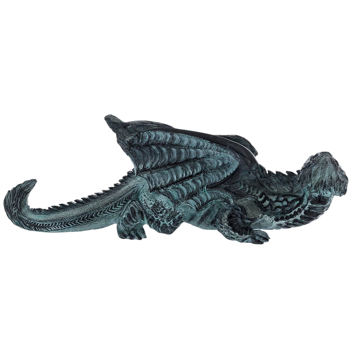 Talcochlorite sculpture "Recumbent Dragon"