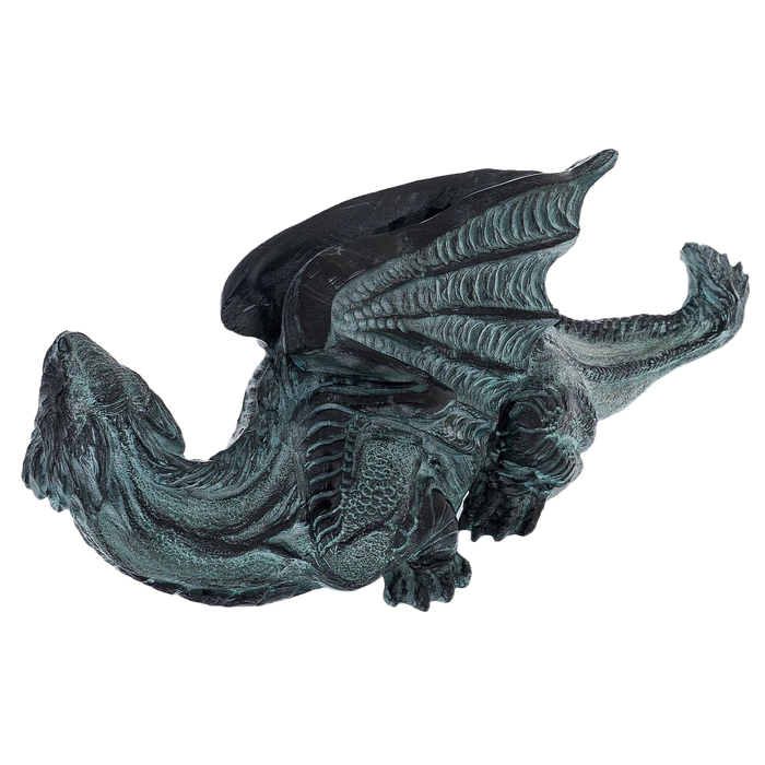 Talcochlorite sculpture "Recumbent Dragon"
