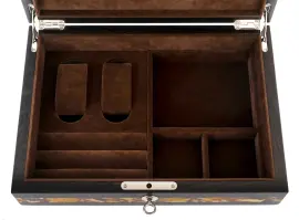 Шкатулка для часов из янтаря "Александр" Шкатулка для часов из янтаря "Александр"