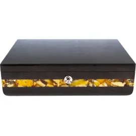 Шкатулка для часов из янтаря "Александр" Шкатулка для часов из янтаря "Александр"