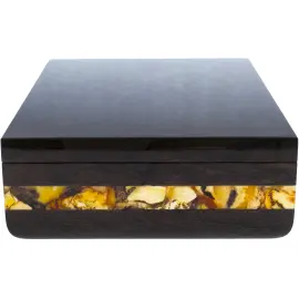 Шкатулка для часов из янтаря "Александр" Шкатулка для часов из янтаря "Александр"